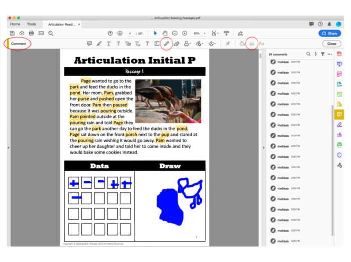 How to Turn Any PDF Interactive for Remote Digital Speech Teletherapy ...