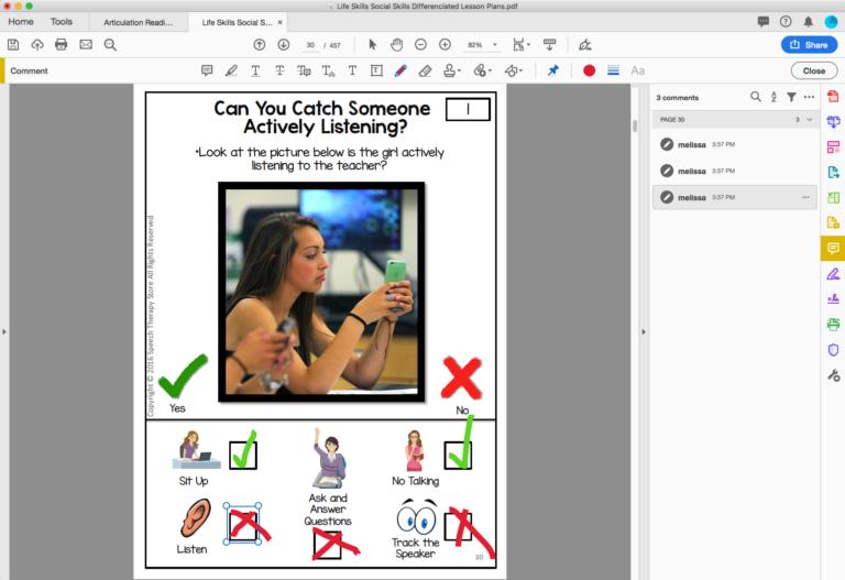 How to Turn Any PDF Interactive for Remote Digital Speech Teletherapy ...