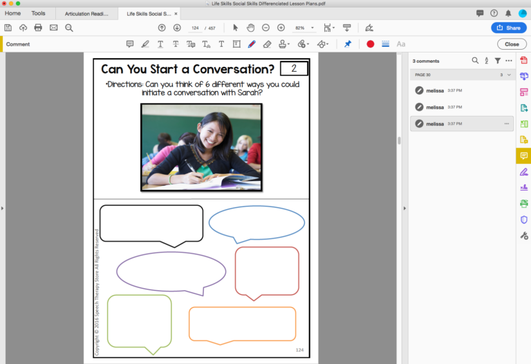 How to Turn Any PDF Interactive for Remote Digital Speech Teletherapy ...