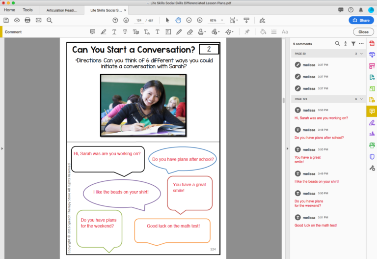 How to Turn Any PDF Interactive for Remote Digital Speech Teletherapy ...