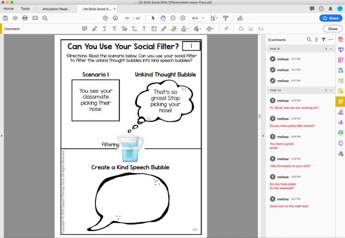 How to Turn Any PDF Interactive for Remote Digital Speech Teletherapy ...