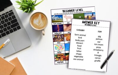 141+ Categories for Concentration {Free Printables!} - Speech Therapy Store