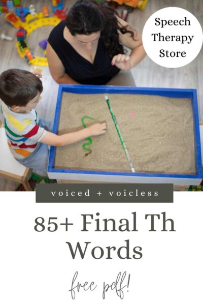 speech words with th
